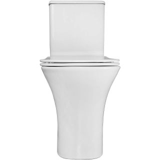 Унитаз напольный Azario FRETTA SQUARE 650х340х770 безободковый с бачком и сиденьем микролифт (AZ-1215 + AZ-1216)